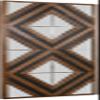 AFD Home Contemporary Aspen Double Diamond Multi Tone 72 Inch Mounted Mirror view 3