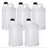 Mountain West Plastic Jug 1 Gallon, F-Style Storage Containers, HDPE, 5 Pack view 1