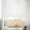 Mood Faux Wood Blinds | 27 inch Blinds for Windows | 2" Cordless Blackout Window Treatment | Comfort White | 27 x 60 view 2