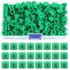 Swpeet 150Pcs Green Plastic Clothes Hanger Size Markers Assortment Kit, XL view 1