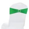 Pack of 125 Spandex Chair Sashes for Wedding Party & Event Light Green view 1