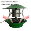 Chimney Smoke Evacuator, Chimney electric smoke extractor, Rooftop Inducer Fans, roof induced draft fan, Chimney vacuum cleaner,100 watts 8 leaves view 2