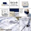 100% Soft Cotton Thermal Waffle Weave Throw Blankets - Size King (108 x 90), Navy view 4