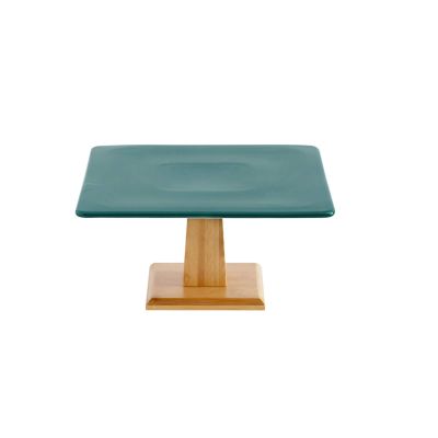 6/9 Inch Cake Dedicated Display Stand (Color : Green, Size : 15.5cm)
