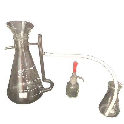 YUEWO 250ml-5000ml New Home/Lab Lavender Rose Plant Pure Water Essential Oil Dew Separator Collector Bottle Glassware Kits (2000ml)