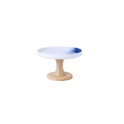 Afternoon Tea Snack Stand, Perfect Display Of Pastry Bread Cake Stand Snack Tasting Plate Food Server Dessert Table (Size : 19.8cm)