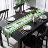 Cotton and Linen Triangle Table Runners 70 Inches Long, Dachshund Dog Biting Clover Luck of Irish, Dresser Scarves Table Decor for Wedding/Party/Ceremony/Banquet St. Patrick's Day Rustic Wood Board view 4