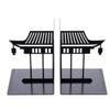 HEALLILY 1 Pair Chinese Bookends Ancient Asian Style Building Pattern Bookends Desktop Decorative Bookshelf Stationery Supplies for Children Adults view 1