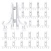 Patelai 48 Pieces Mini Easel Stands Plastic Plate Stand Holder Display Picture Easel for Display Picture Frame Collectibles Desktop Weddings Party Home Decoration(3 Inch,Clear) view 1