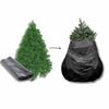 Plasticplace Christmas Tree Disposal and Storage Bag Fits Trees 9 Tall 38" x 34" x 114", 1.5 MIL (Black) view 1