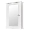 34 x 15 x 53 cm (L x W x H) Bathroom Cabinet, Single Door Wall Mounted Medicine Cabinet with Mirror view 1