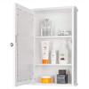 34 x 15 x 53 cm (L x W x H) Bathroom Cabinet, Single Door Wall Mounted Medicine Cabinet with Mirror view 3