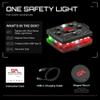Guardian Angel Micro Safety Light - Red Front & Green Rear view 4