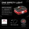 Guardian Angel Micro Series Safety Light, Beacon Device (Red Front & Red Rear) | Rechargeable, Magnetic & Hands-Free Wearable LED Light for Dog Walking, Cycling, Camping, Boating & Kayaking view 4