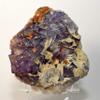 4" 375g Purple Octahedral Fluorite Cluster Natural Crystal Cubes Rough Mineral Gemstone Specimen - China view 2
