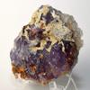 4" 375g Purple Octahedral Fluorite Cluster Natural Crystal Cubes Rough Mineral Gemstone Specimen - China view 3
