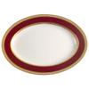 Mikasa French Embassy Red 14" Oval Serving Platter view 1