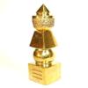 6" Golden Feng Shui 5 Element Pagoda view 1