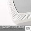 Mr Pandaa Extra Deep Bedsheet Set Fits 18 to 24 Inch Extra Thick Mattress, [4 Piece] Sheet Set, 800-Thread-Count 100% Egyptian Cotton- Sateen Weave Bed Sheets (Cal-King, Burgundy} view 3