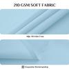 Softalker Round Tablecloth, Waterproof & Stain Resistant Table Cloth Wrinkle Free Fabric Washable 210GSM Polyester Table Cover for Spring/Party/Outdoor - 70 inch,Baby Blue view 4