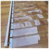 Strip Curtain, Foldable Transparent Screen, 1.2mm Thicker PVC Seamless Connection Weatherproof Insulation with Aluminum Alloy Hanging Rail for Balcony, Porch (Size : 1.40x2.54m) view 3
