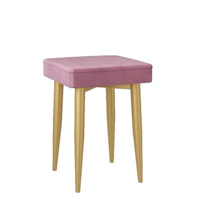 Daoyuan Vanity Stool,Home Stool Change Shoe Bench Fabric Square Stool Ottoman Footrest,Bearing 150kg,for Bedroom(29cm*29cm*46cm)
