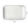 10-inch White Ceramic Breakfast Plate, Pasta Plate Salad Plate Fruit Snack Dish Pie Plates Multifunctional Kitchen Tableware (Color : 10inch, Size : #4) view 2