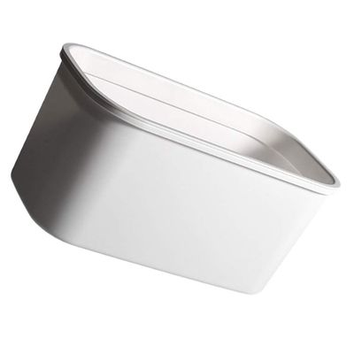 Cabilock Hanging Trash Can with Lid Plastic Small Under Sink Garbage Can Wall-Mounted Garbage Container Bin for Bathroom Kitchen Cabinet Door