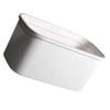 Cabilock Hanging Trash Can with Lid Plastic Small Under Sink Garbage Can Wall-Mounted Garbage Container Bin for Bathroom Kitchen Cabinet Door view 1