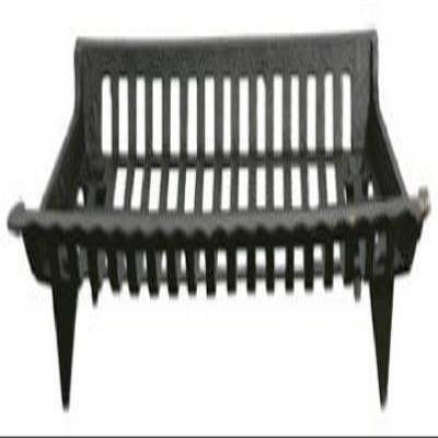 BluePrints CG30 30 in. Black, Cast Iron Fireplace Grate