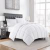 All Season Alternative Comforter Oversized King Size 100% Cotton,500 GSM,Winter Warm,Ultra Soft Fluffy,Insert with Corner Tabs,Box Stitched Comforter with 2 Pillow Shams(3 Pcs | White) view 2