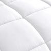 All Season Alternative Comforter Oversized King Size 100% Cotton,500 GSM,Winter Warm,Ultra Soft Fluffy,Insert with Corner Tabs,Box Stitched Comforter with 2 Pillow Shams(3 Pcs | White) view 4