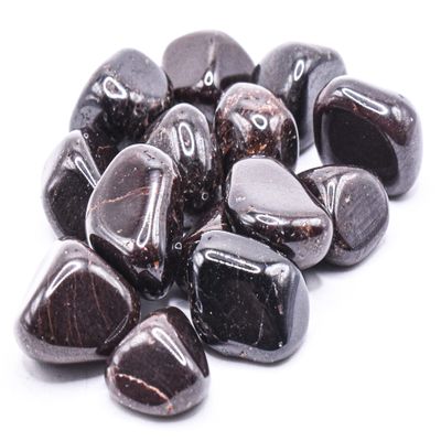 Deep Garnet Almandine Tumbled Stone Pebbles Polished Natural Sparkling Gemstone Crystal Mineral Frreform Cabochon Specimen Cabs - India (20PCS)
