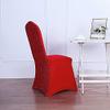 BalsaCircle 25 pcs Red Metallic Spandex Stretchable Banquet Chair Covers Slipcovers for Wedding Party Reception Decorations view 3