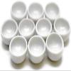 10-Piece White Ceramic Mini Plates and Bowls Set  Classic Miniature Dishware for Food Display, Kitchen Styling, and Craft Dcor view 1