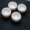10-Piece White Ceramic Mini Plates and Bowls Set  Classic Miniature Dishware for Food Display, Kitchen Styling, and Craft Dcor view 2