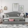 P PURLOVE Wood Daybed with Drawers Twin Size Daybed Twin Bed Frame for Kids/Adults,Sofa Bed for Bedroom Living Room view 3