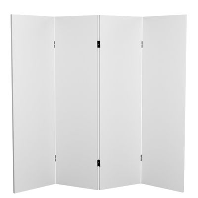 5 ft. Short Do It Yourself Canvas Room Divider 4 Panel