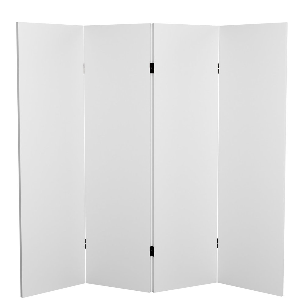 5 ft. Short Do It Yourself Canvas Room Divider 4 Panel