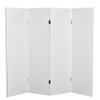 5 ft. Short Do It Yourself Canvas Room Divider 4 Panel view 1