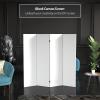 5 ft. Short Do It Yourself Canvas Room Divider 4 Panel view 2
