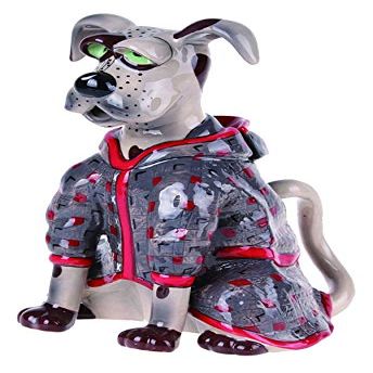 Blue Sky Ceramics Jacket Dog Teapot, Multi (13623)