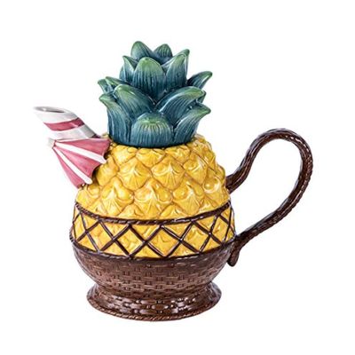 Blue Sky Ceramics Pineapple Teapot, Multi