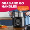 Instant Pot Pro (8 QT) 10-in-1 Pressure Cooker, Slow Cooker, Rice/Grain Cooker, Steamer, Saut, Sous Vide, Yogurt Maker, Sterilizer, and Warmer, Includes App with Over 800 Recipes, Black view 4