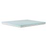 Independent Furniture Supply Co. 3" Gel Memory Foam Combo Bed Topper King Memory Foam Blue-White view 2