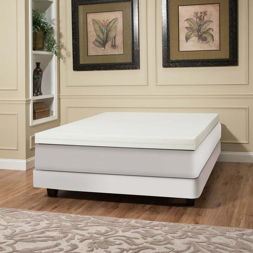Independent Furniture Supply Co. 4" Memory Foam Combo Bed Topper Full Memory Foam White