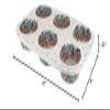 Blue Rose Polish Pottery - Red Tara Muffin Pan - 12" x 8" - Ceramic Baking Dish, 6-Cup Muffin & Cupcake Pan view 3