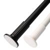 CXYGZLJ Shower Curtain Rail No Drilling Telescopic Rod Curtain Rail 80 cm to 167 cmStainless Steel Extendable Clothes Rail Adjustable Pull Rod (Color : White, Size : 80-117cm) view 1