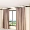 CXYGZLJ Shower Curtain Rail No Drilling Telescopic Rod Curtain Rail 80 cm to 167 cmStainless Steel Extendable Clothes Rail Adjustable Pull Rod (Color : White, Size : 80-117cm) view 4