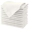H.VERSAILTEX Cloth Napkins Set of 12 (18" X 18") Linen Textured Dinner Napkins Waterproof Extra Soft Thick Durable Reusable Napkins with Hemmed Edges for Dinners, Weddings and Everyday Use, Ivory view 1